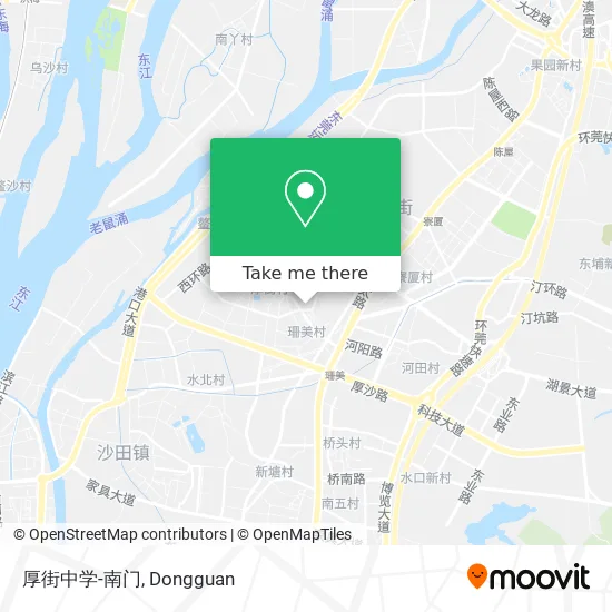 厚街中学-南门 map