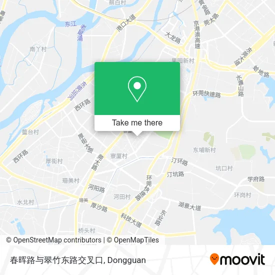 春晖路与翠竹东路交叉口 map