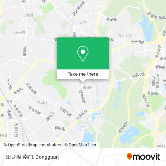 田龙阁-南门 map