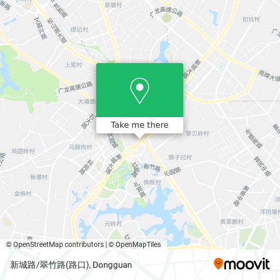 新城路/翠竹路(路口) map