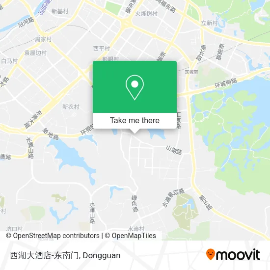西湖大酒店-东南门 map