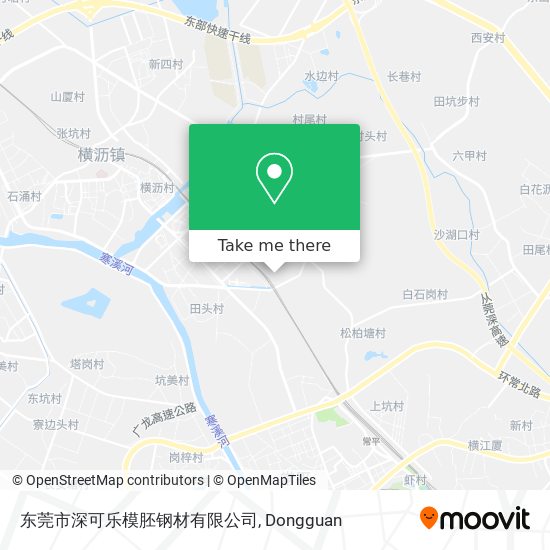 东莞市深可乐模胚钢材有限公司 map