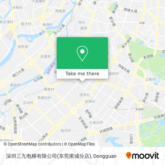 深圳三九电梯有限公司(东莞甫城分店) map