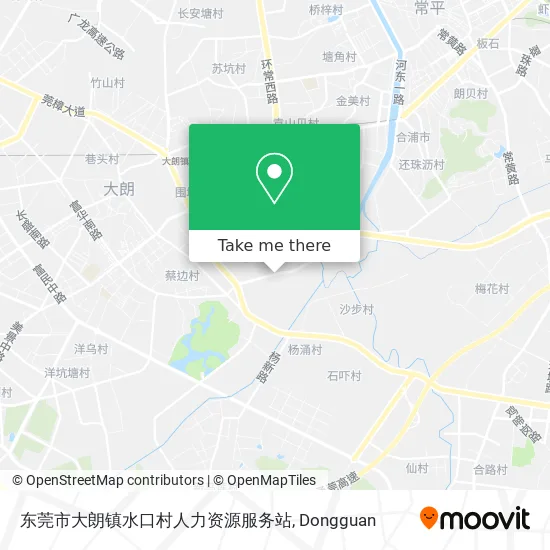 东莞市大朗镇水口村人力资源服务站 map