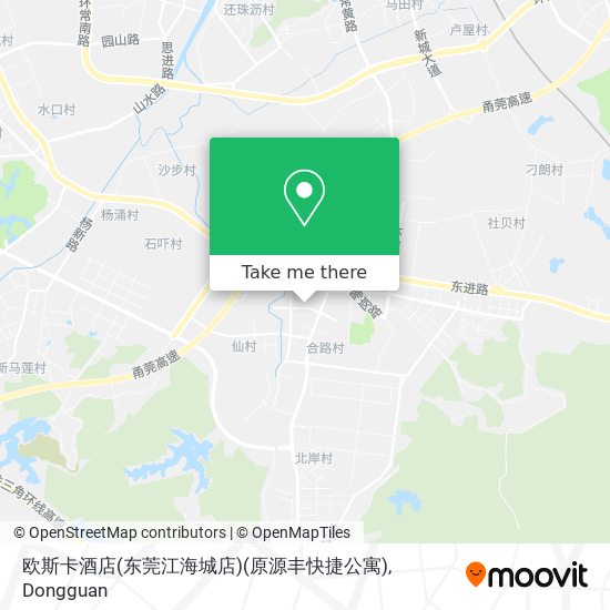 欧斯卡酒店(东莞江海城店)(原源丰快捷公寓) map