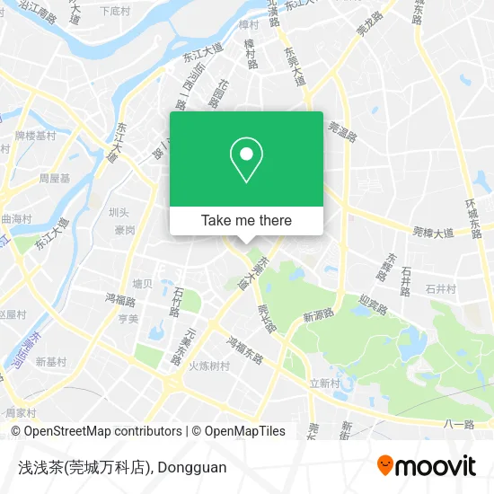 浅浅茶(莞城万科店) map