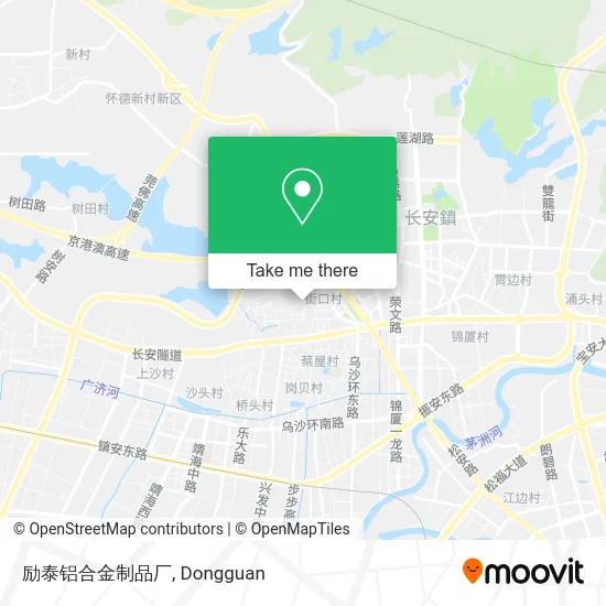 励泰铝合金制品厂 map