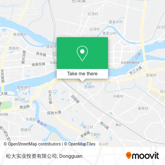 松大实业投资有限公司 map