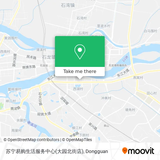 苏宁易购生活服务中心(大园北街店) map