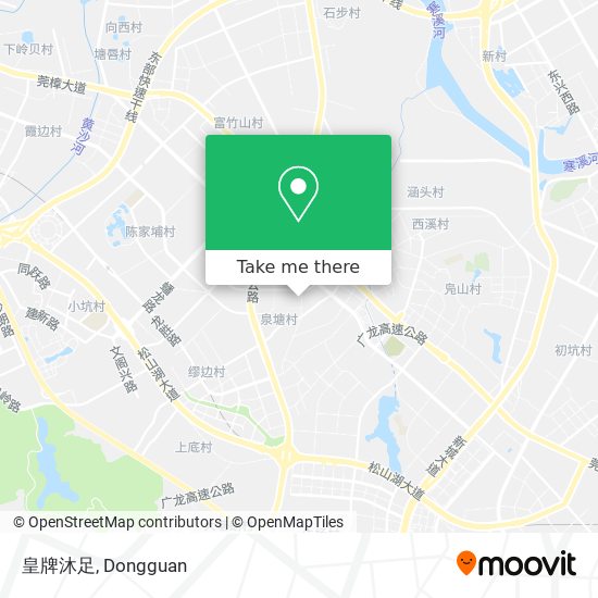 皇牌沐足 map