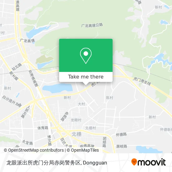龙眼派出所虎门分局赤岗警务区 map