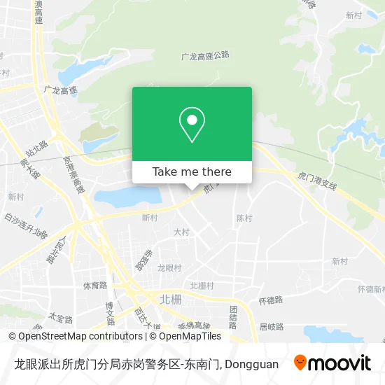 龙眼派出所虎门分局赤岗警务区-东南门 map