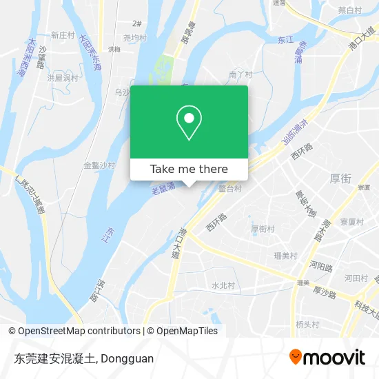 东莞建安混凝土 map