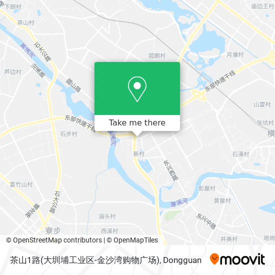 茶山1路(大圳埔工业区-金沙湾购物广场) map