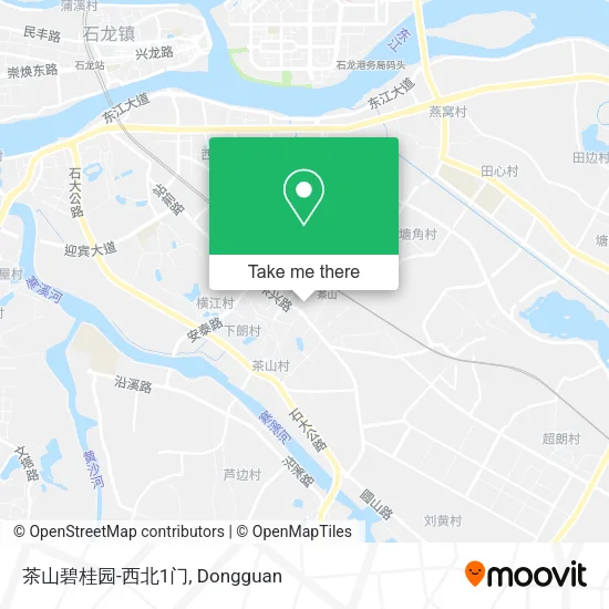 茶山碧桂园-西北1门 map