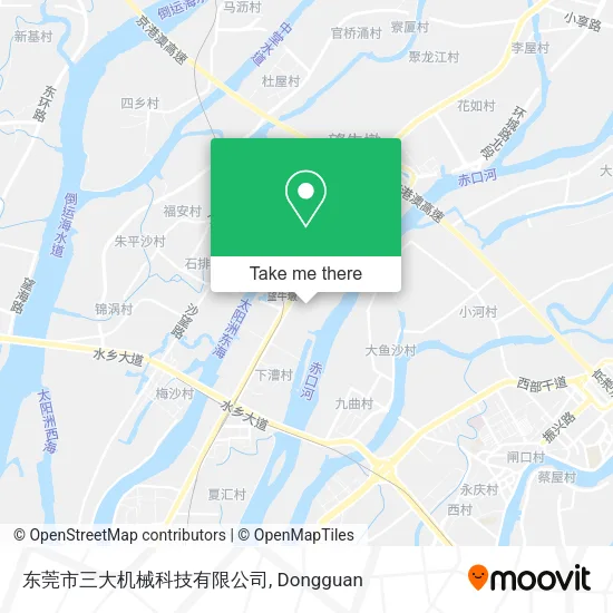 东莞市三大机械科技有限公司 map