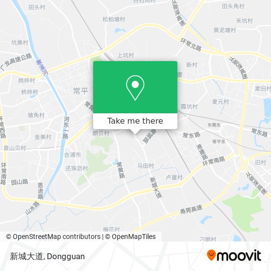 新城大道 map