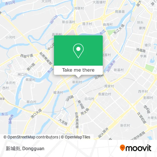新城街 map