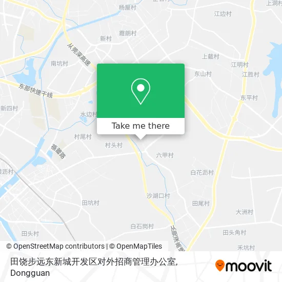 田饶步远东新城开发区对外招商管理办公室 map