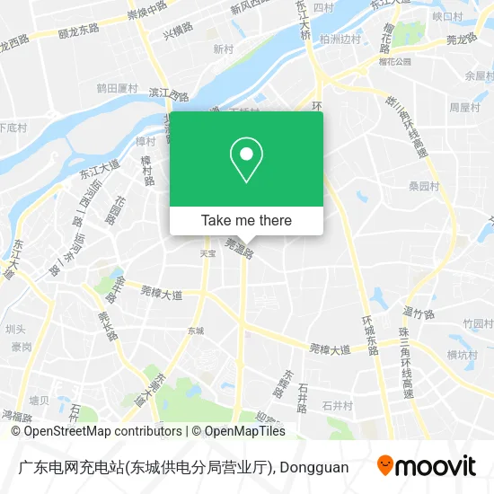 广东电网充电站(东城供电分局营业厅) map
