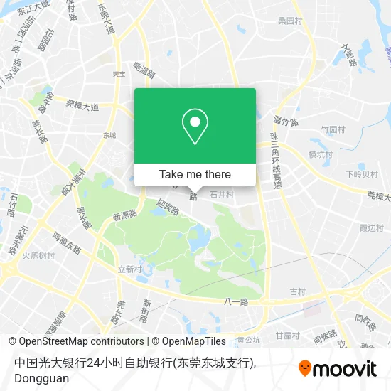 中国光大银行24小时自助银行(东莞东城支行) map