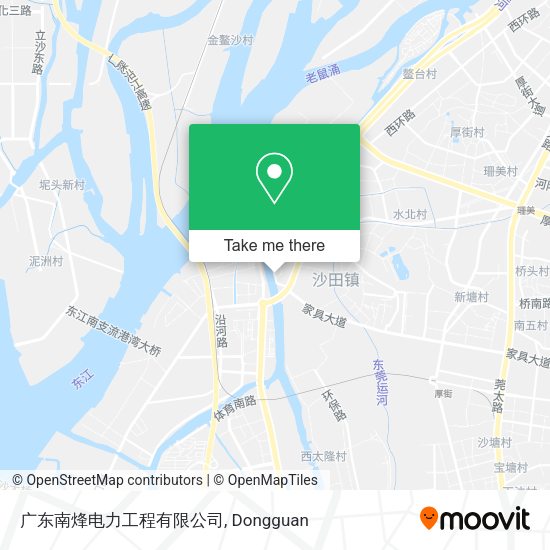 广东南烽电力工程有限公司 map