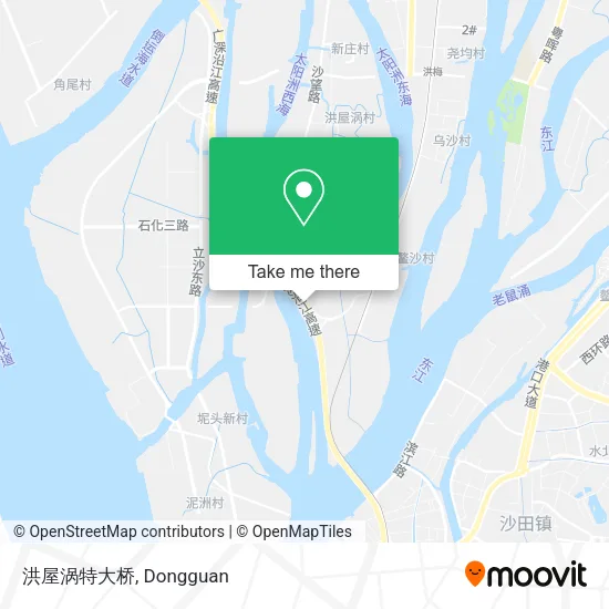 洪屋涡特大桥 map