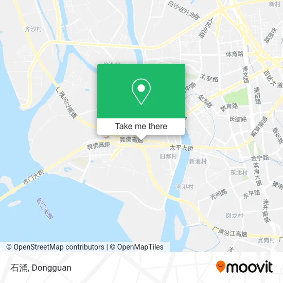 石涌 map
