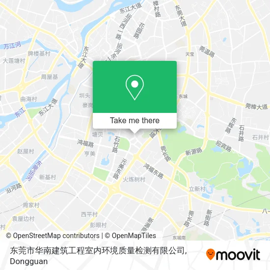 东莞市华南建筑工程室内环境质量检测有限公司 map