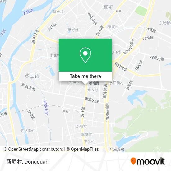 新塘村 map