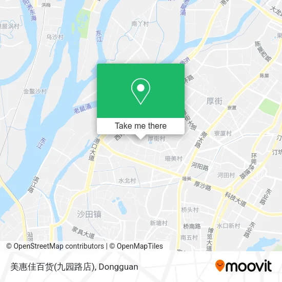 美惠佳百货(九园路店) map