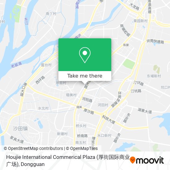 Houjie International Commerical Plaza (厚街国际商业广场) map