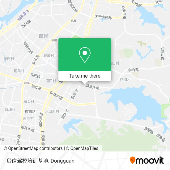 启信驾校培训基地 map