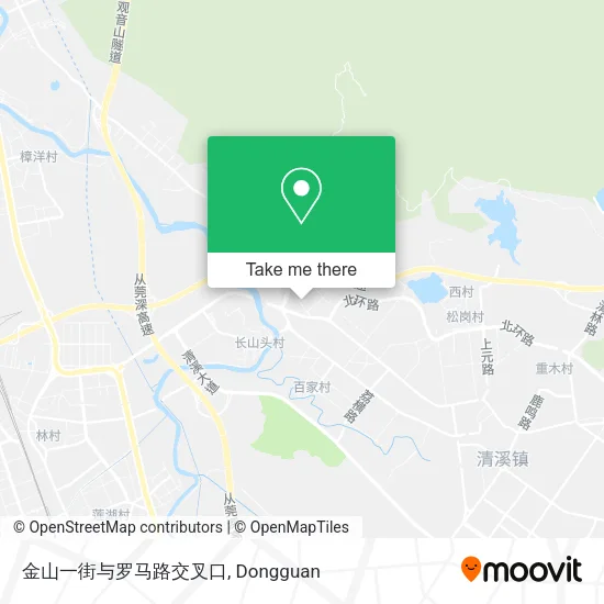 金山一街与罗马路交叉口 map