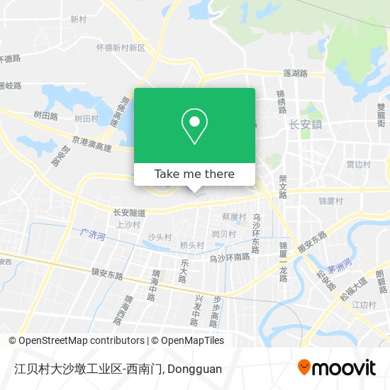 江贝村大沙墩工业区-西南门 map