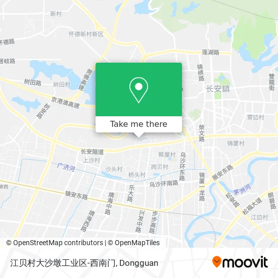 江贝村大沙墩工业区-西南门 map