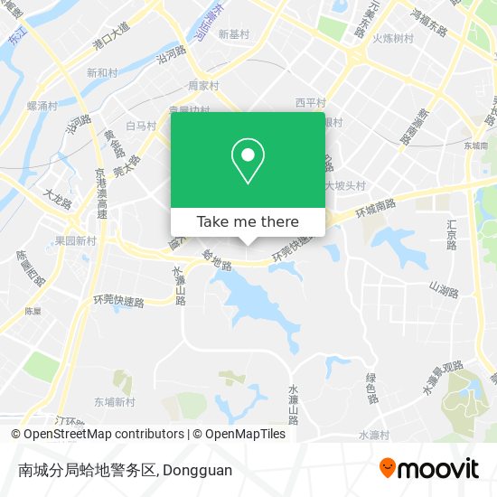 南城分局蛤地警务区 map