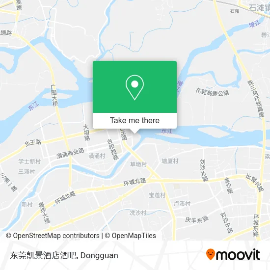 东莞凯景酒店酒吧 map