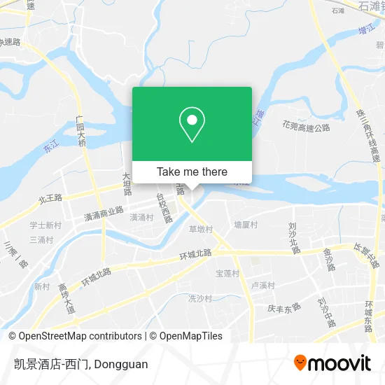 凯景酒店-西门 map