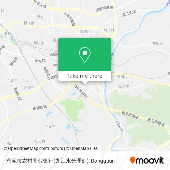 东莞市农村商业银行(九江水分理处) map