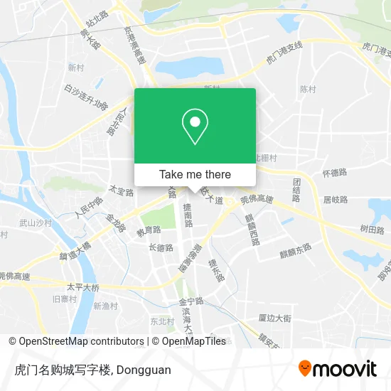 虎门名购城写字楼 map