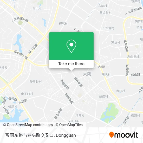 富丽东路与巷头路交叉口 map