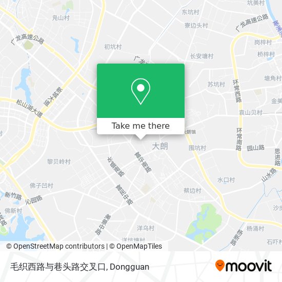 毛织西路与巷头路交叉口 map