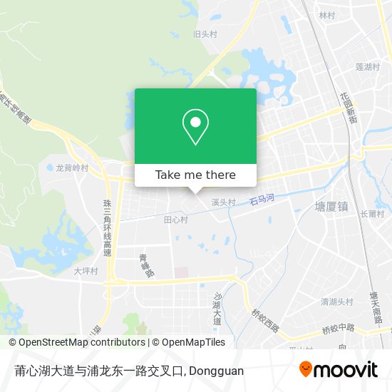 莆心湖大道与浦龙东一路交叉口 map