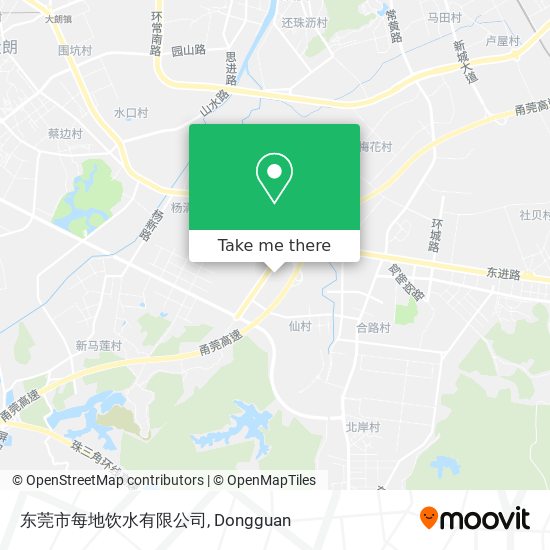 东莞市每地饮水有限公司 map