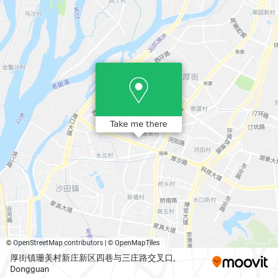 厚街镇珊美村新庄新区四巷与三庄路交叉口 map