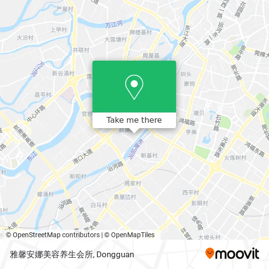 雅馨安娜美容养生会所 map