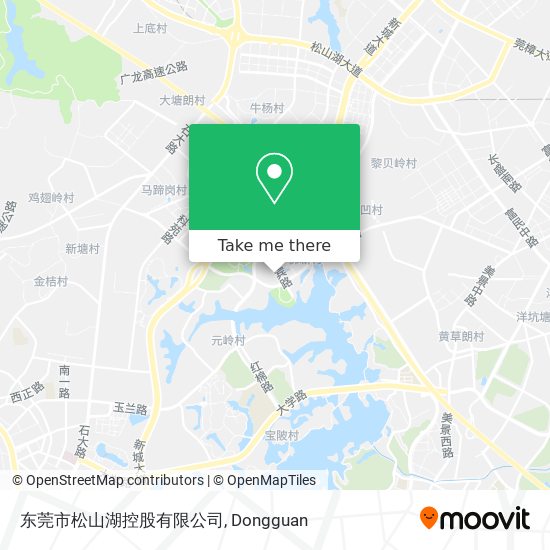 东莞市松山湖控股有限公司 map