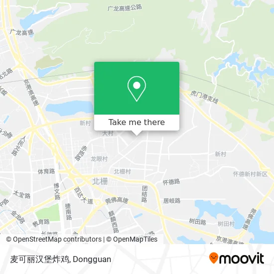 麦可丽汉堡炸鸡 map