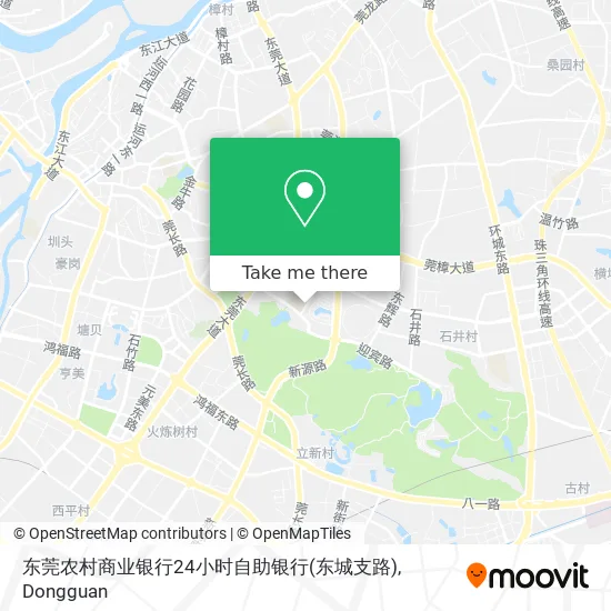 东莞农村商业银行24小时自助银行(东城支路) map